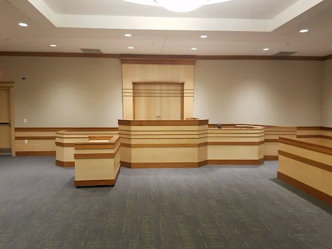 Courtroom casework and millwork